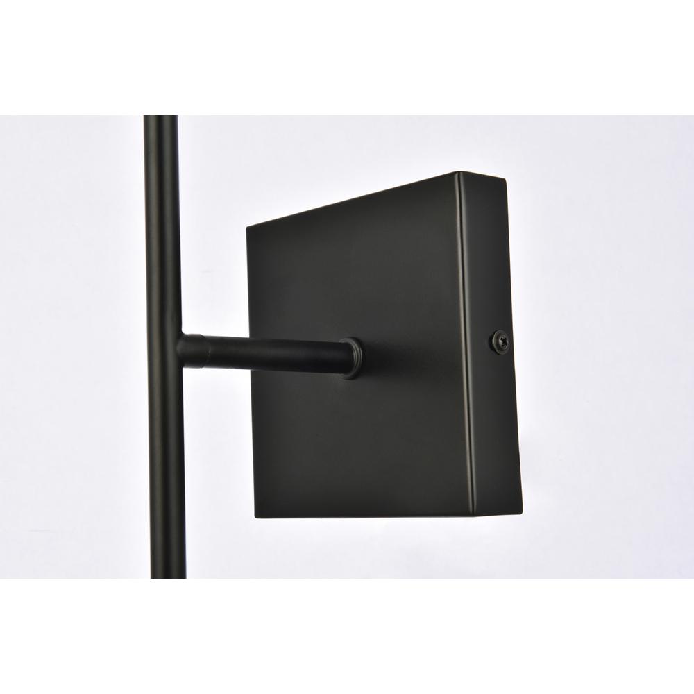Neri 1 light black and white glass wall sconce. Picture 5