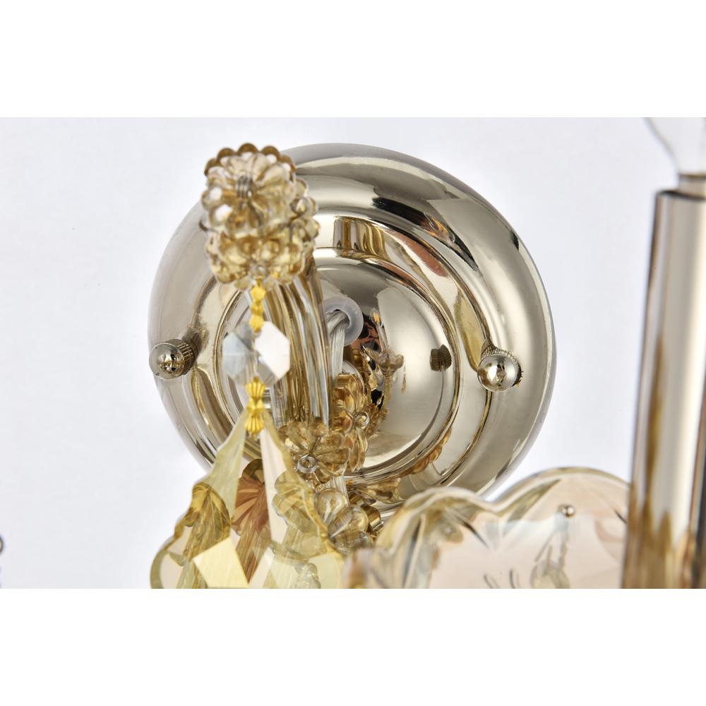 Maria Theresa 2 light Golden Teak Wall Sconce Golden Teak. Picture 4