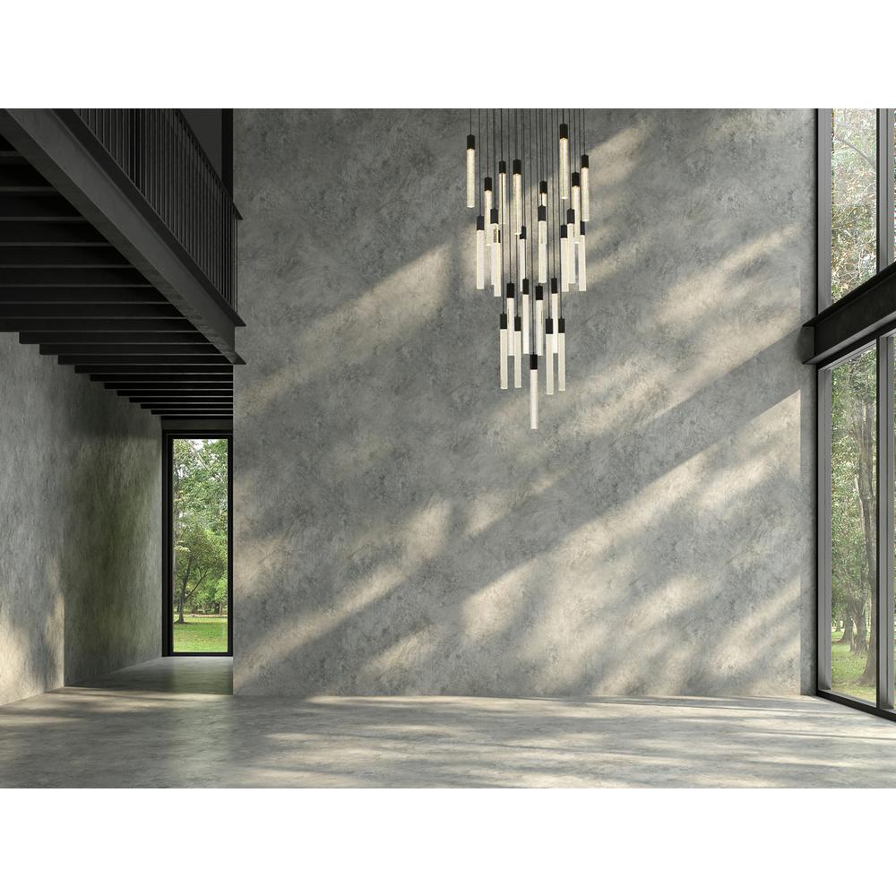 Weston 25 lights pendant in black. Picture 7