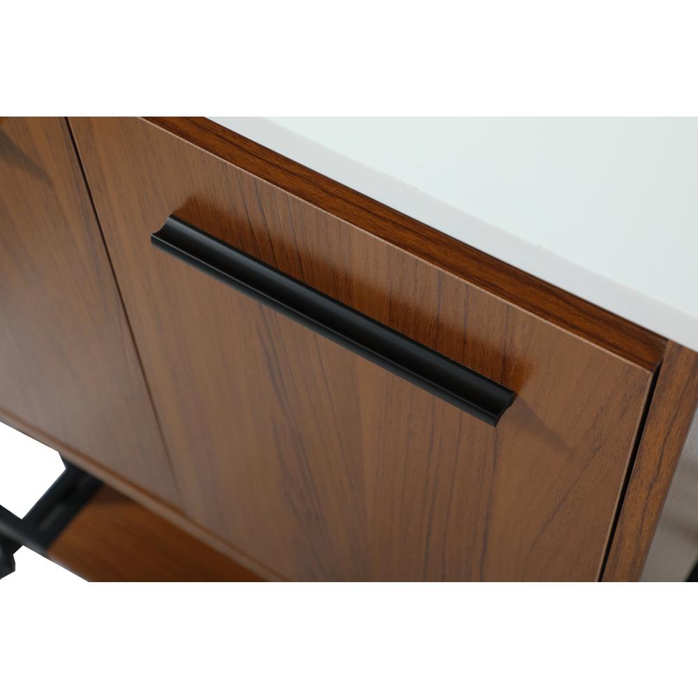 24 inch Single bathroom vanity in teak. Picture 12
