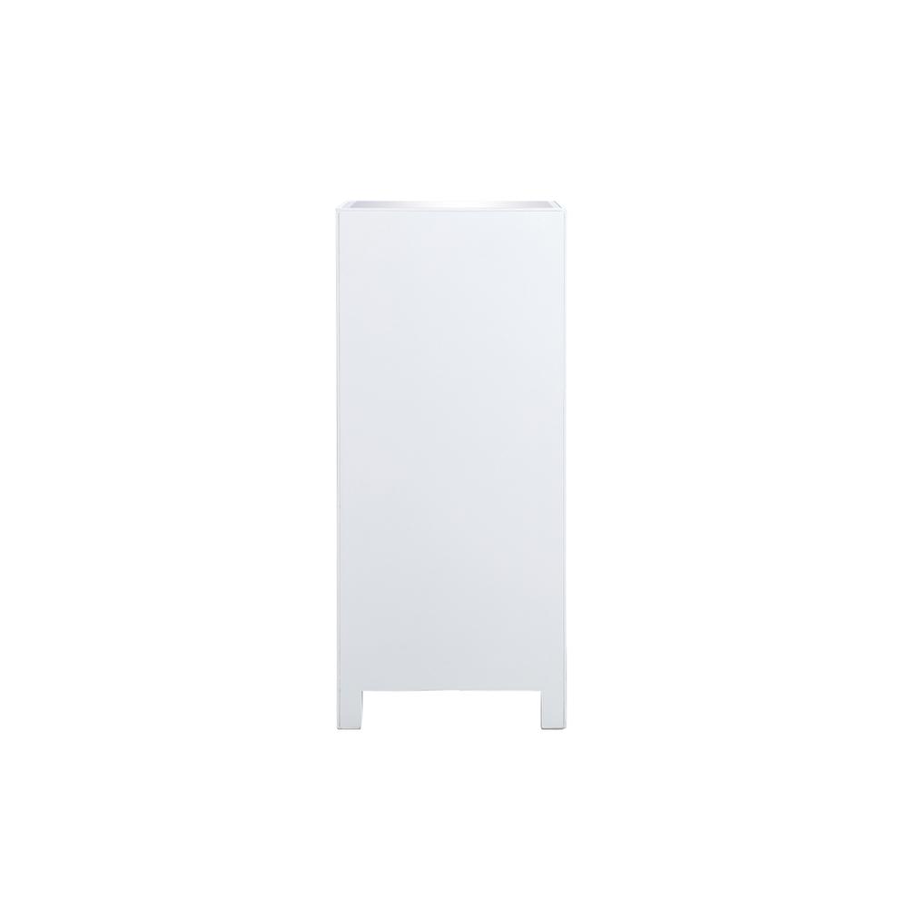 18 inch mirrored lingere chest in white. Picture 10