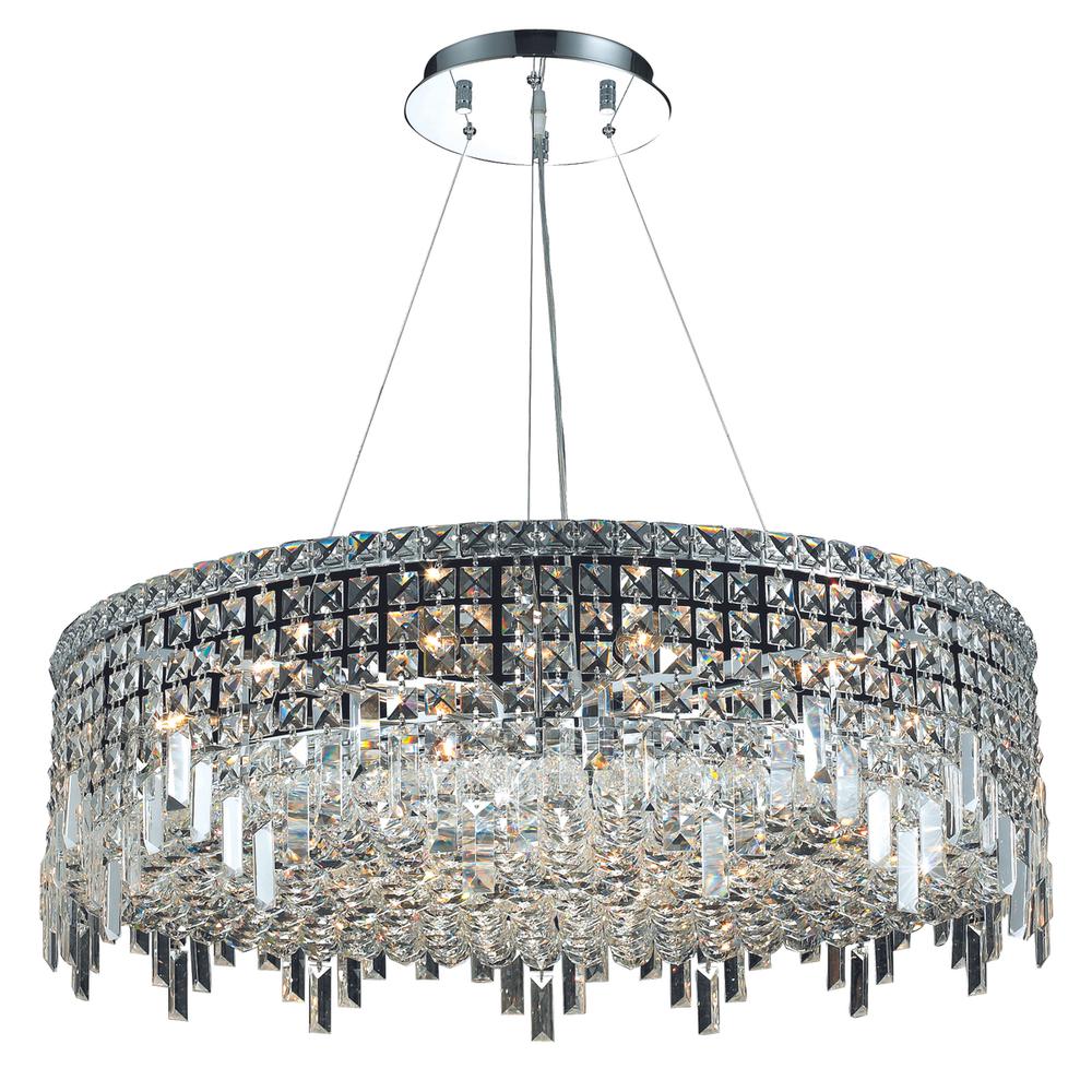 Maxime 18 light Chrome Chandelier Clear Royal Cut Crystal. Picture 1