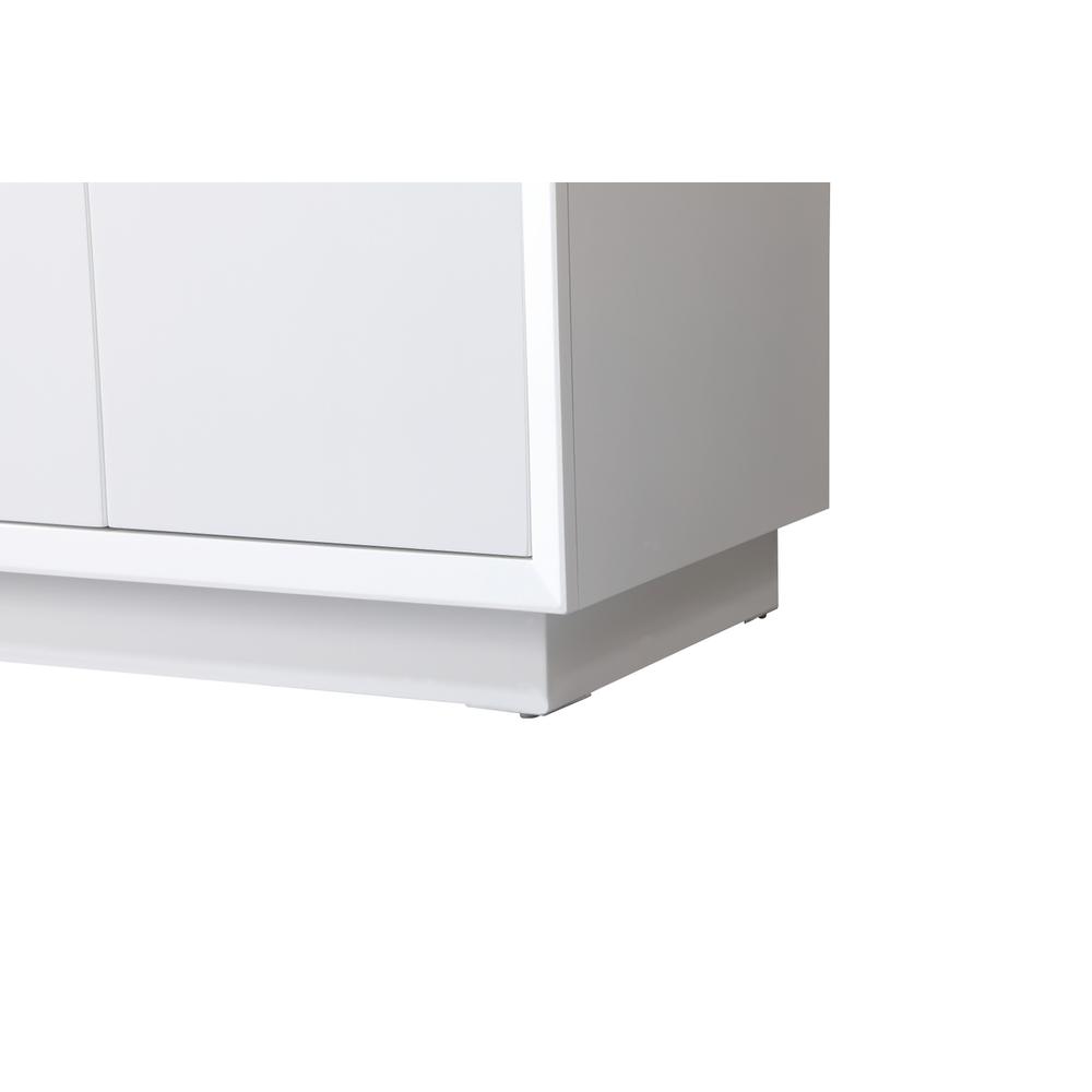 36 Inch SIngle Bathroom Vanity In White. Picture 13