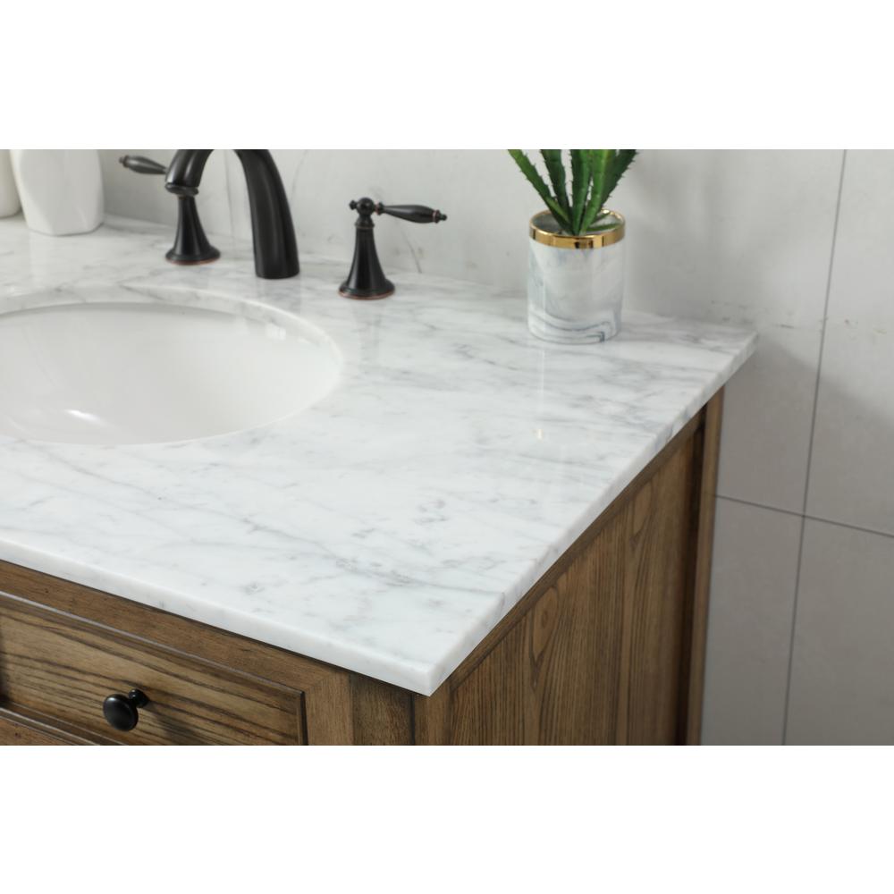 36 inch Single bathroom vanity in driftwood. Picture 5