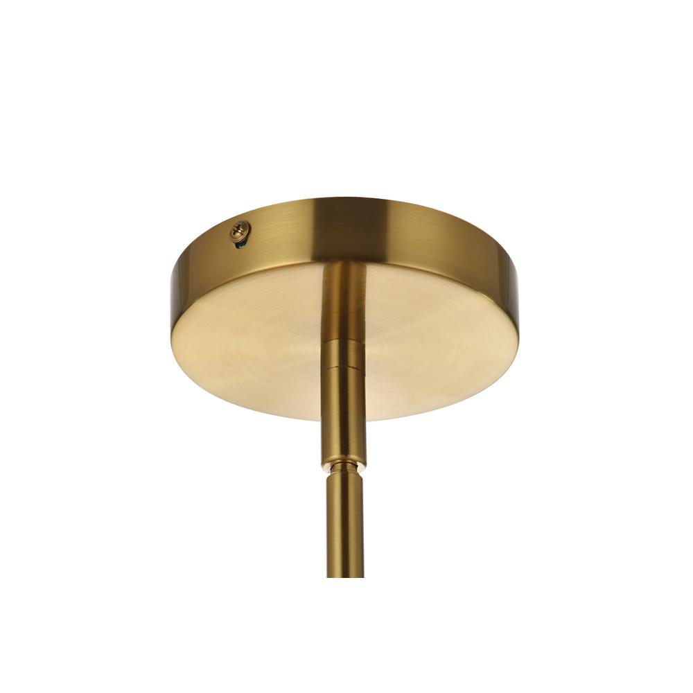 Sienna 36 inch crystal rod pendant in gold. Picture 8
