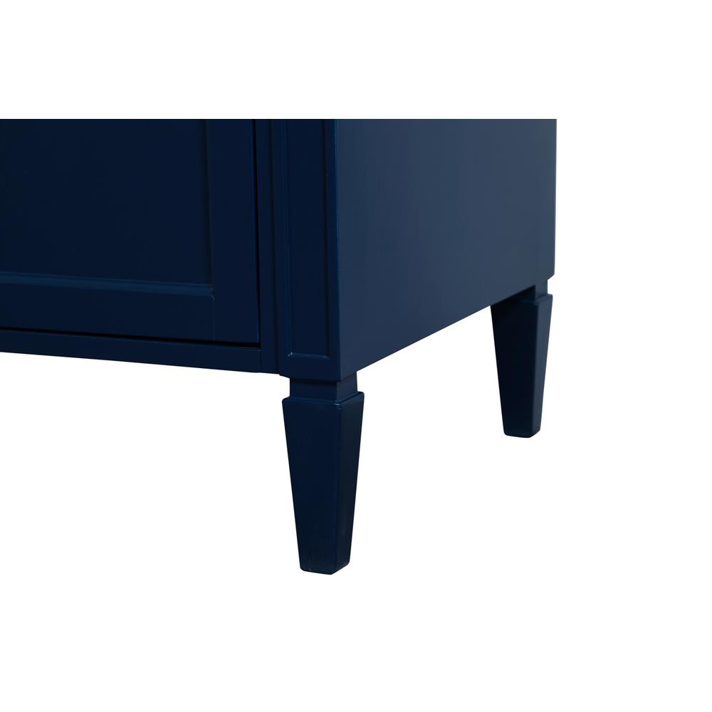 30 inch Single bathroom vanity in blue. Picture 12