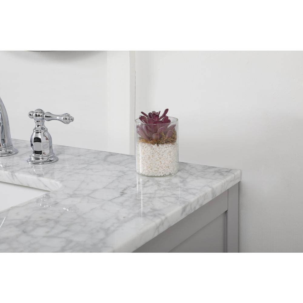 72 inch double bathroom vanity in grey. Picture 5