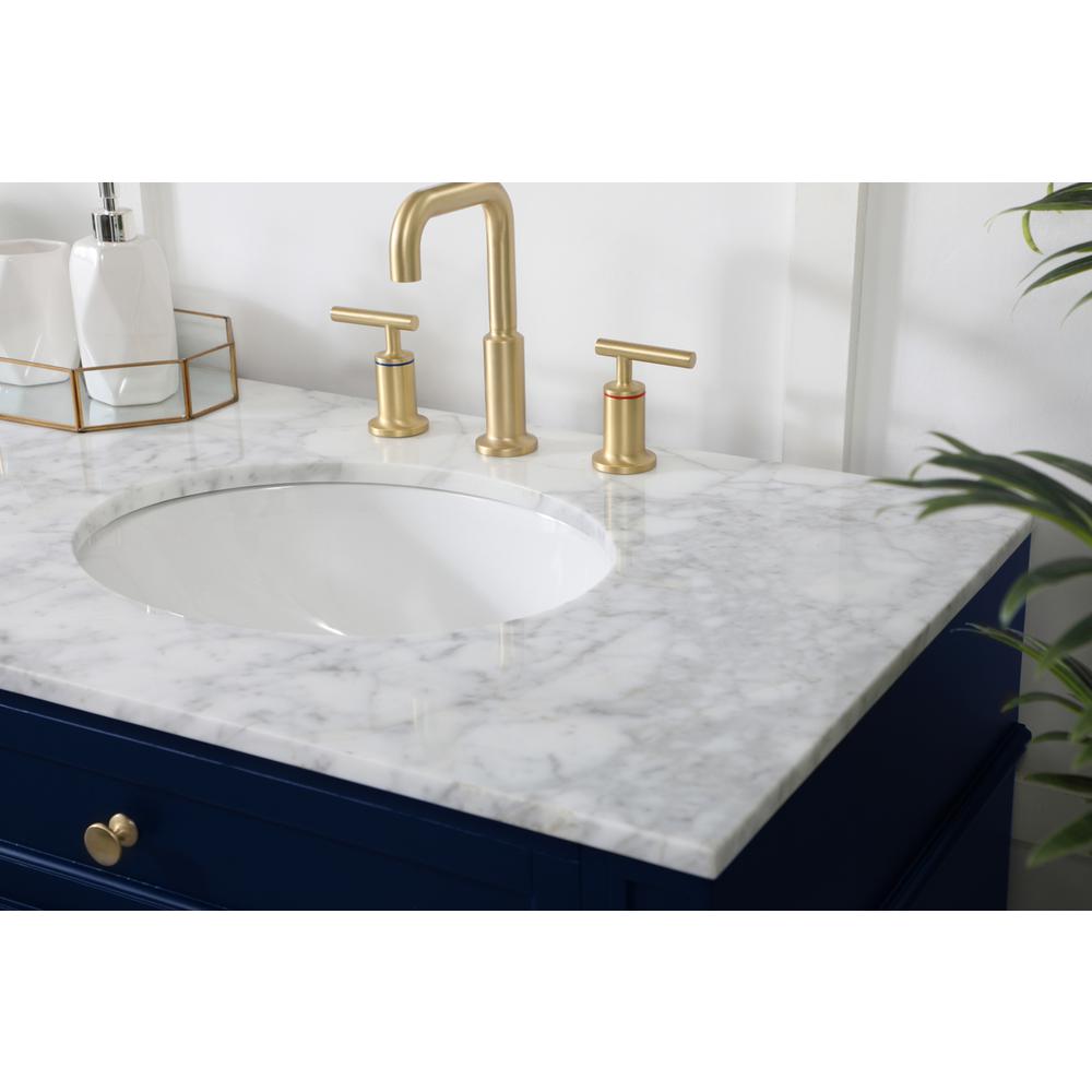 72 inch double bathroom vanity in blue. Picture 5