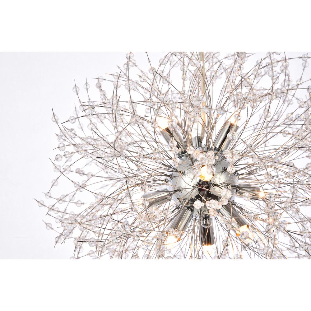 Solace 9 lights Chrome pendant. Picture 3