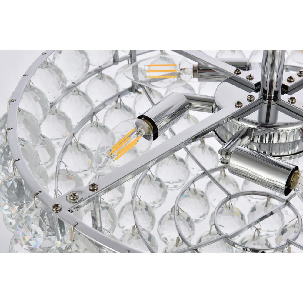 Savannah 20 inch flush mount in chrome. Picture 5