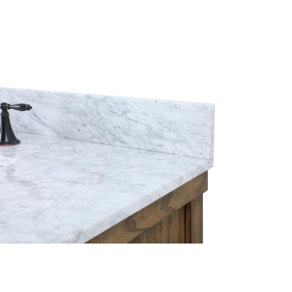 42 inch Single bathroom vanity in driftwood with backsplash. Picture 11