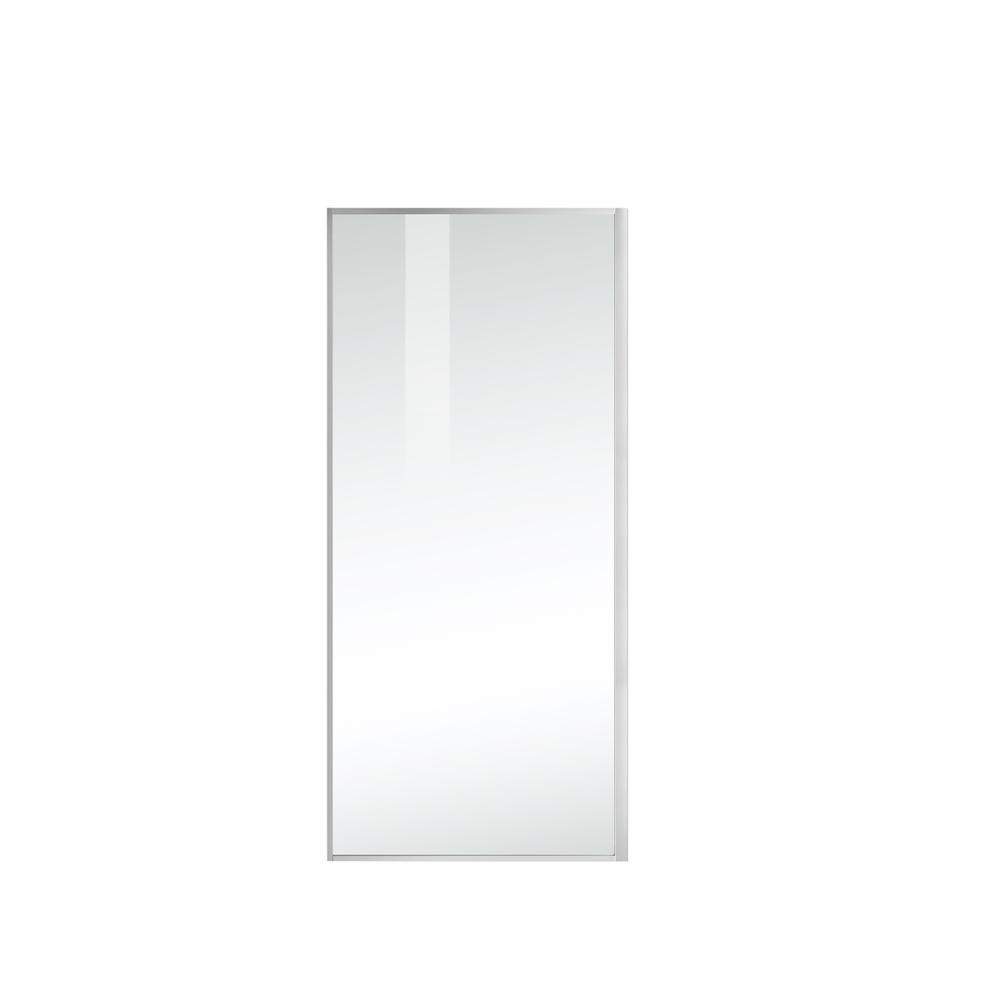 Fixed framed shower door 35 x 76 Polished Chrome. Picture 7