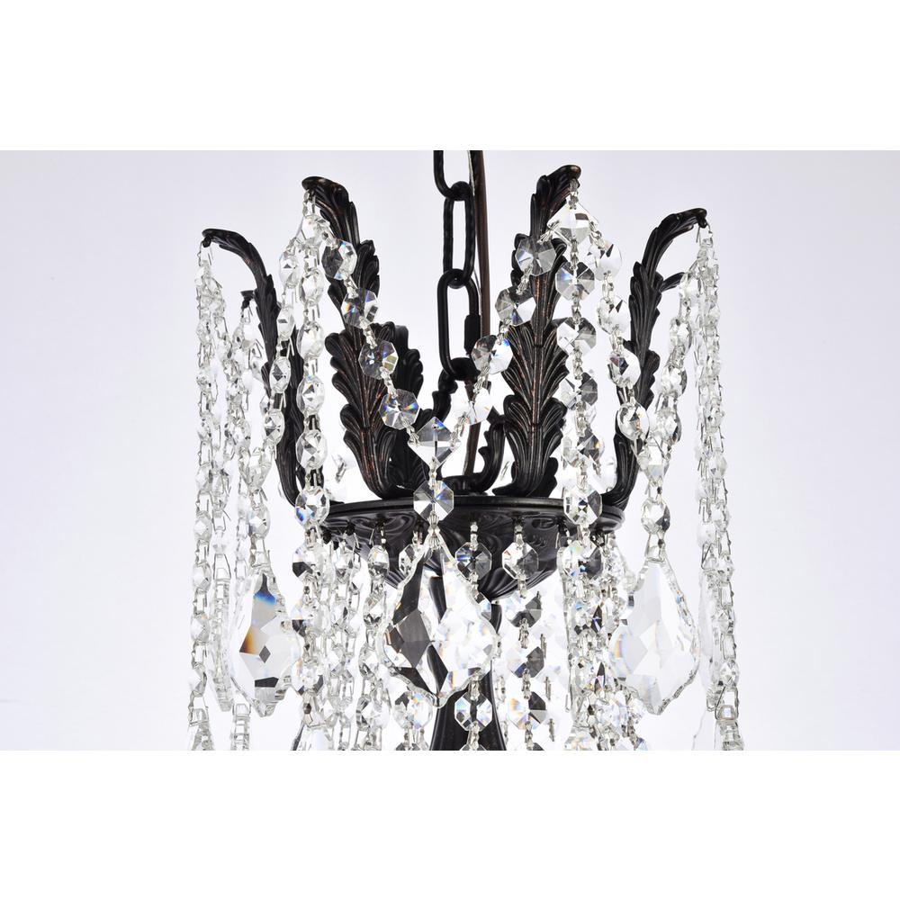 Rosalia 10 light Dark Bronze Chandelier Clear Royal Cut Crystal. Picture 5
