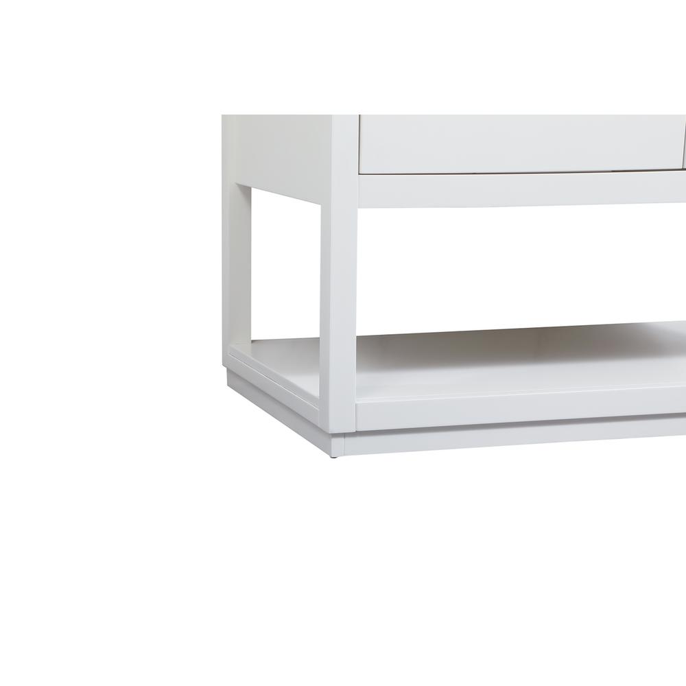42 inch Single bathroom vanity in white. Picture 13
