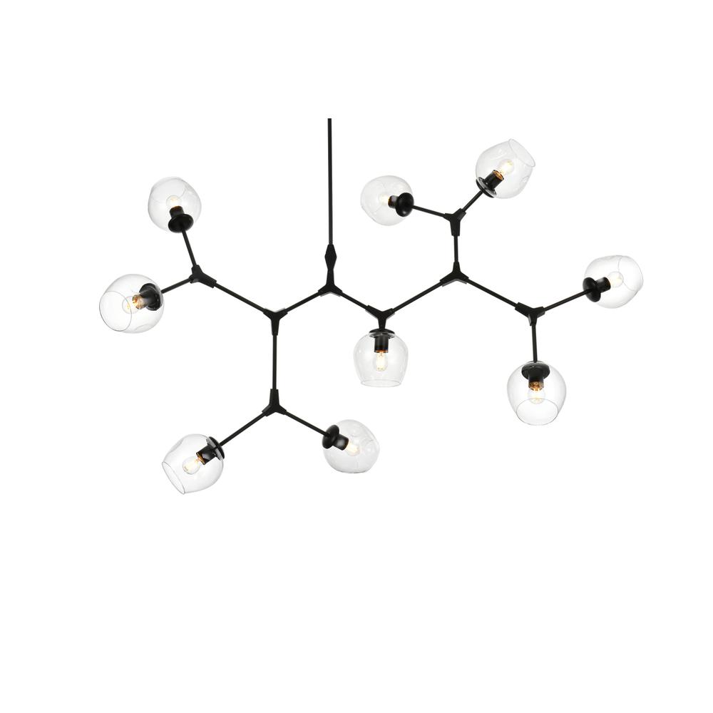 Cavoli 60 inch Chandelier in Black. Picture 2