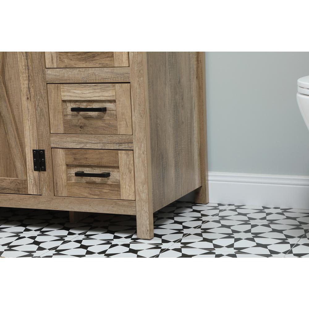 48 inch Single bathroom vanity in natural oak. Picture 6