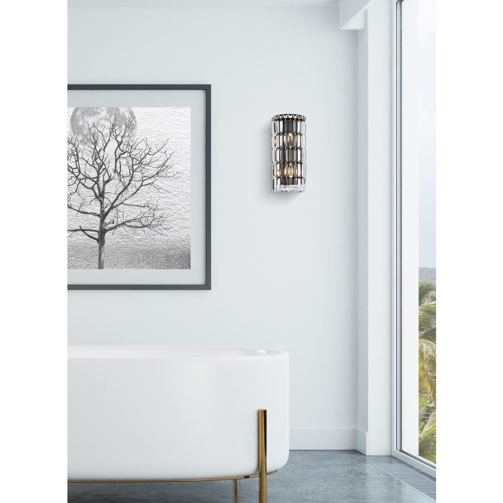 Maxime 8 Inch Black Wall Sconce. Picture 6