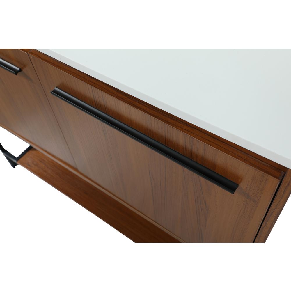 40 inch Single bathroom vanity in teak. Picture 12
