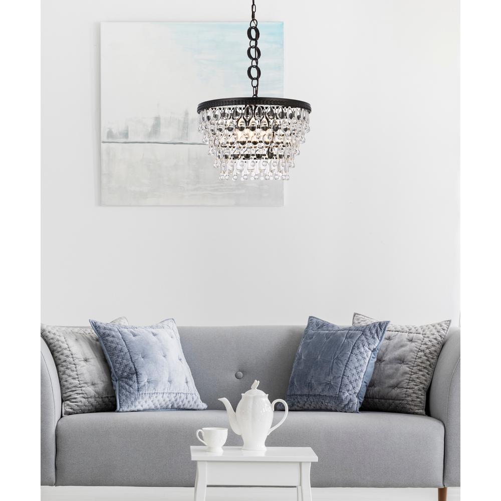 Nordic 5 lights black pendant. Picture 7