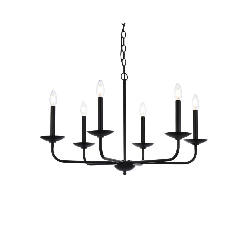 Cohen 30 inch pendant in black. Picture 3