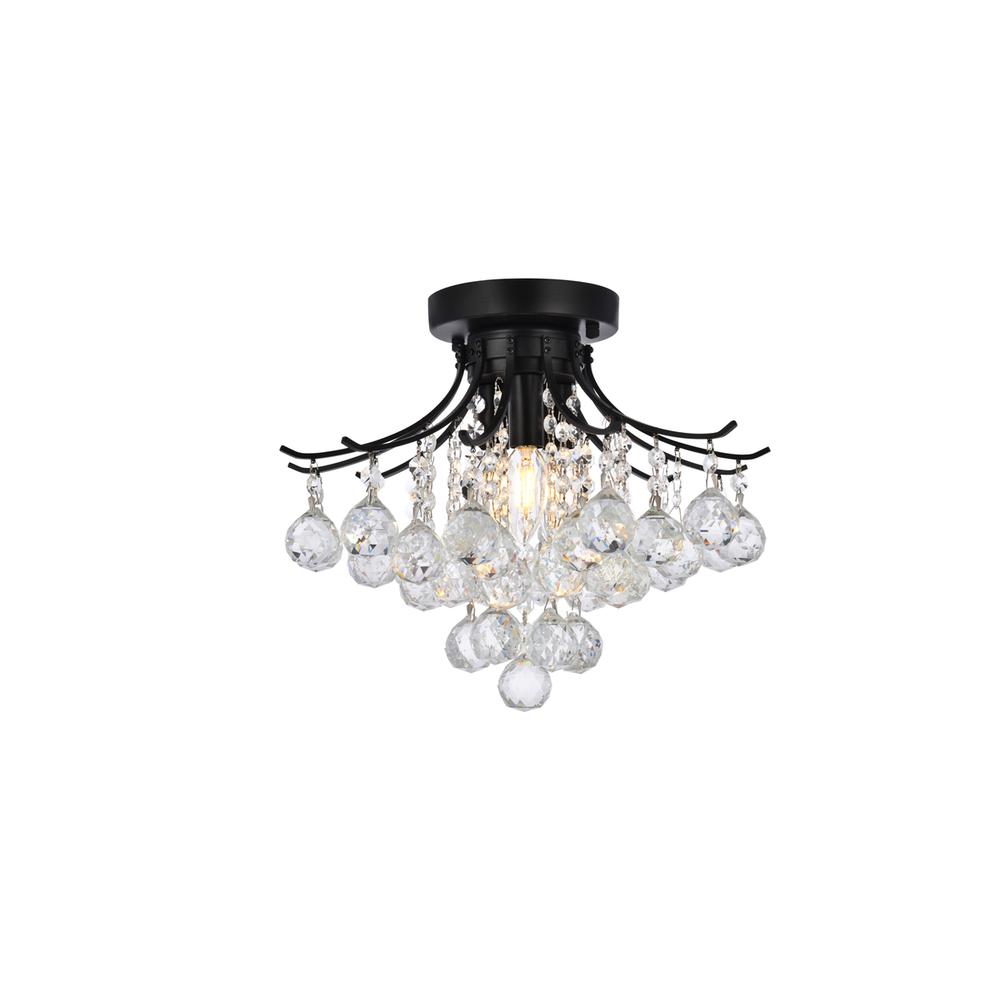 Toureg 16 inch black flush mount. Picture 1