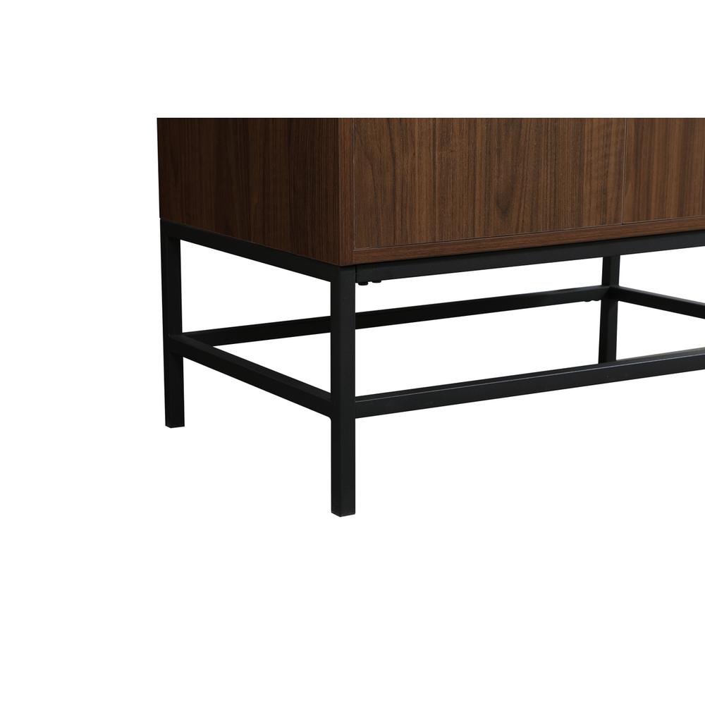 30 inch Single bathroom vanity in walnut. Picture 13