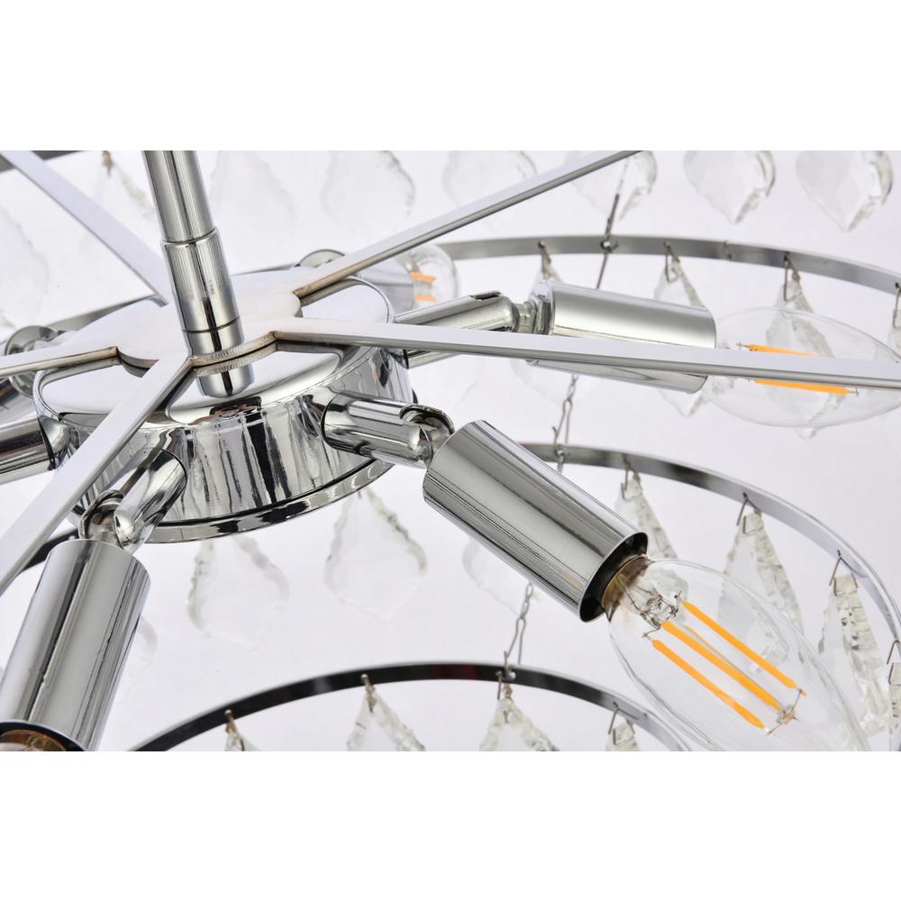 Ella 24 inch pendant in chrome. Picture 5