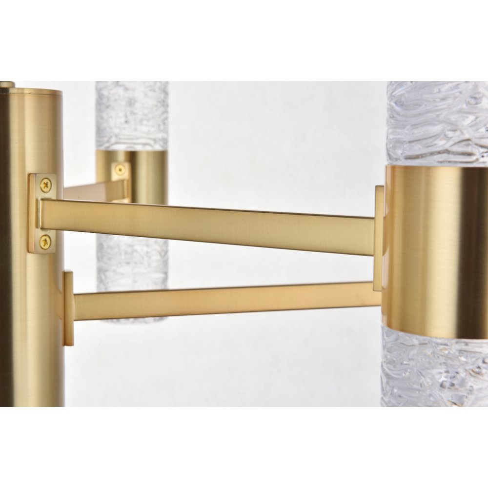 Vega 13 Light Gold Led Pendant. Picture 12