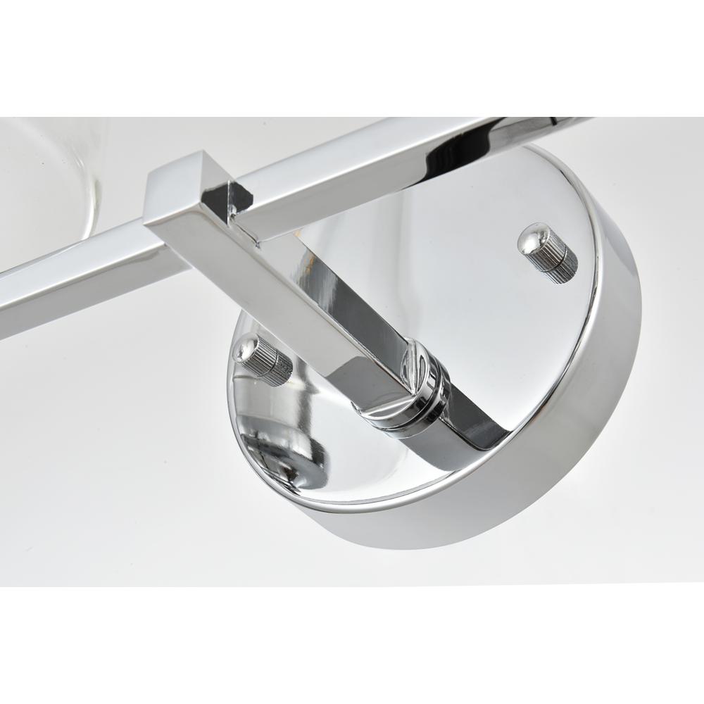 Mayson 4 light Chrome and Clear Bath Sconce. Picture 5