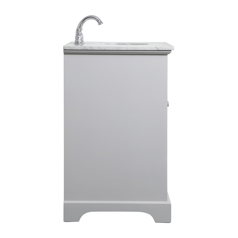 32 inch Single bathroom vanity in grey. Picture 13