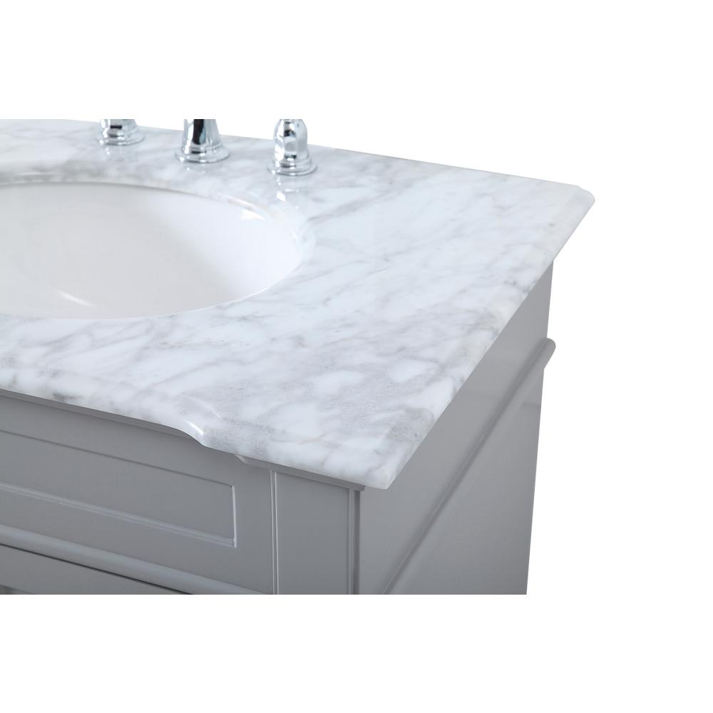 72 inch Double Bathroom Vanity set in Grey. Picture 11