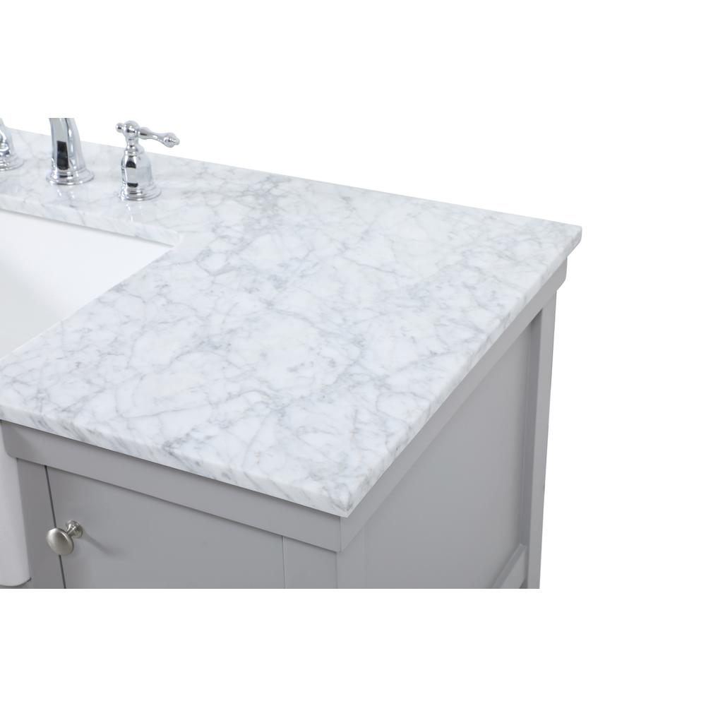 48 inch Single bathroom vanity in grey. Picture 11