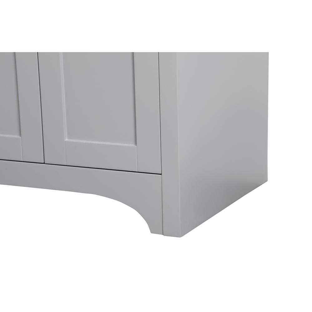 24 inch Single Bathroom Vanity in Grey. Picture 12