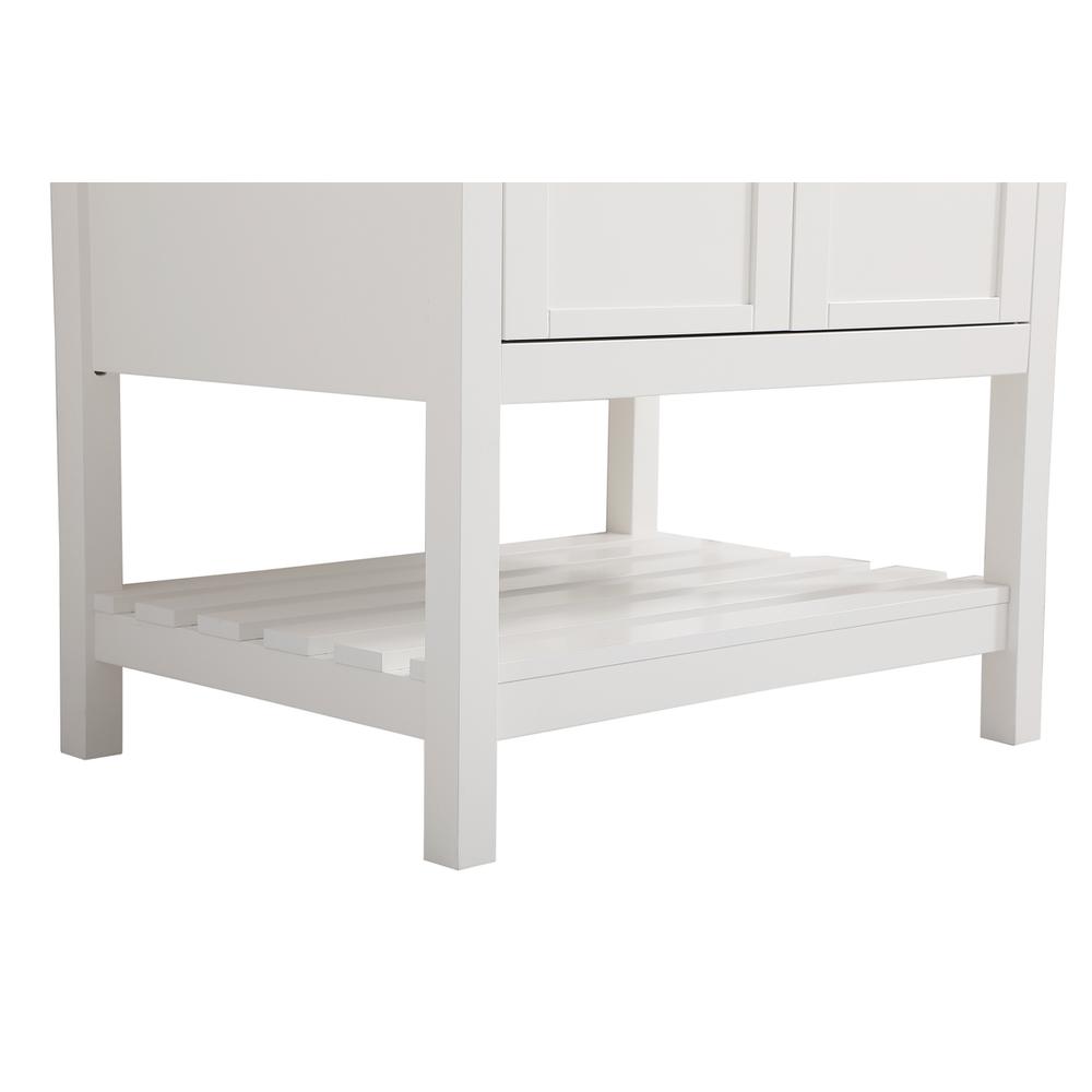 30 inch Single Bathroom Vanity in White. Picture 12