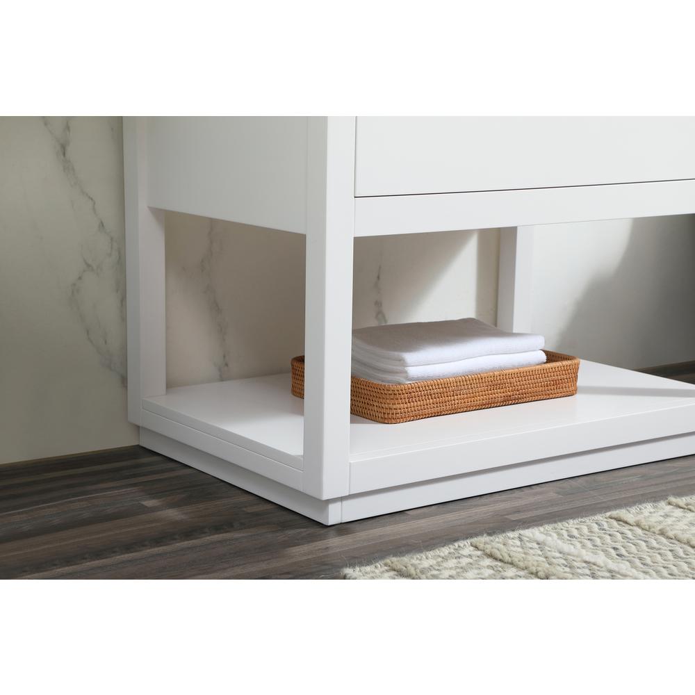 30 inch Single bathroom vanity in white. Picture 6