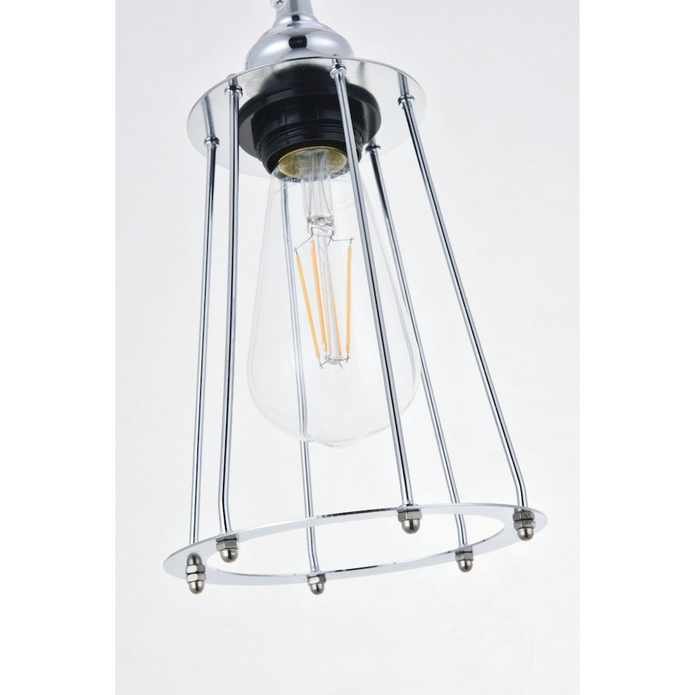 Auspice 3 Light Chrome Pendant. Picture 9