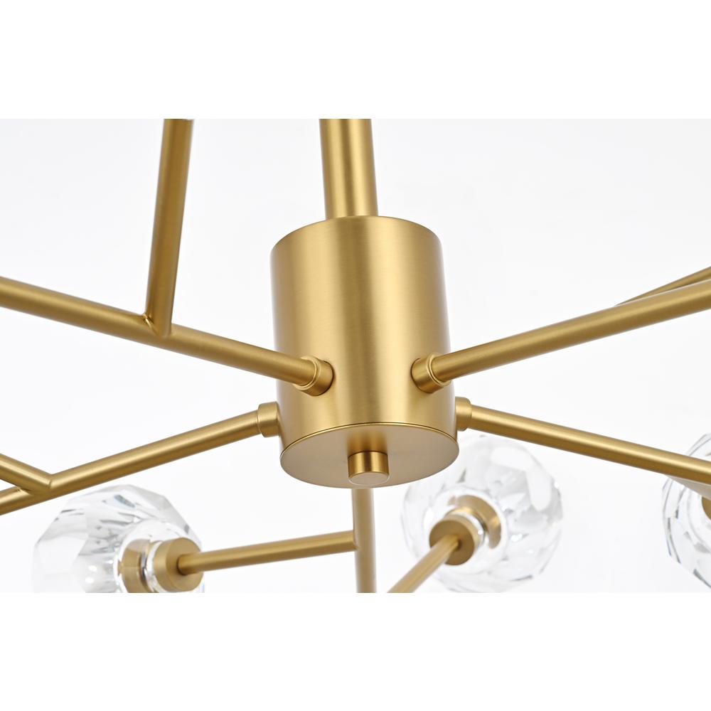 Graham 15 Light Pendant in Gold. Picture 5