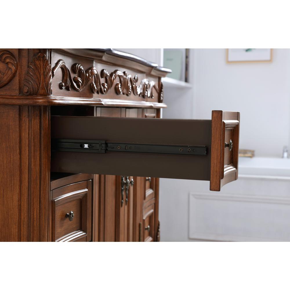 48 in. Single Bathroom Vanity set in teak. Picture 8