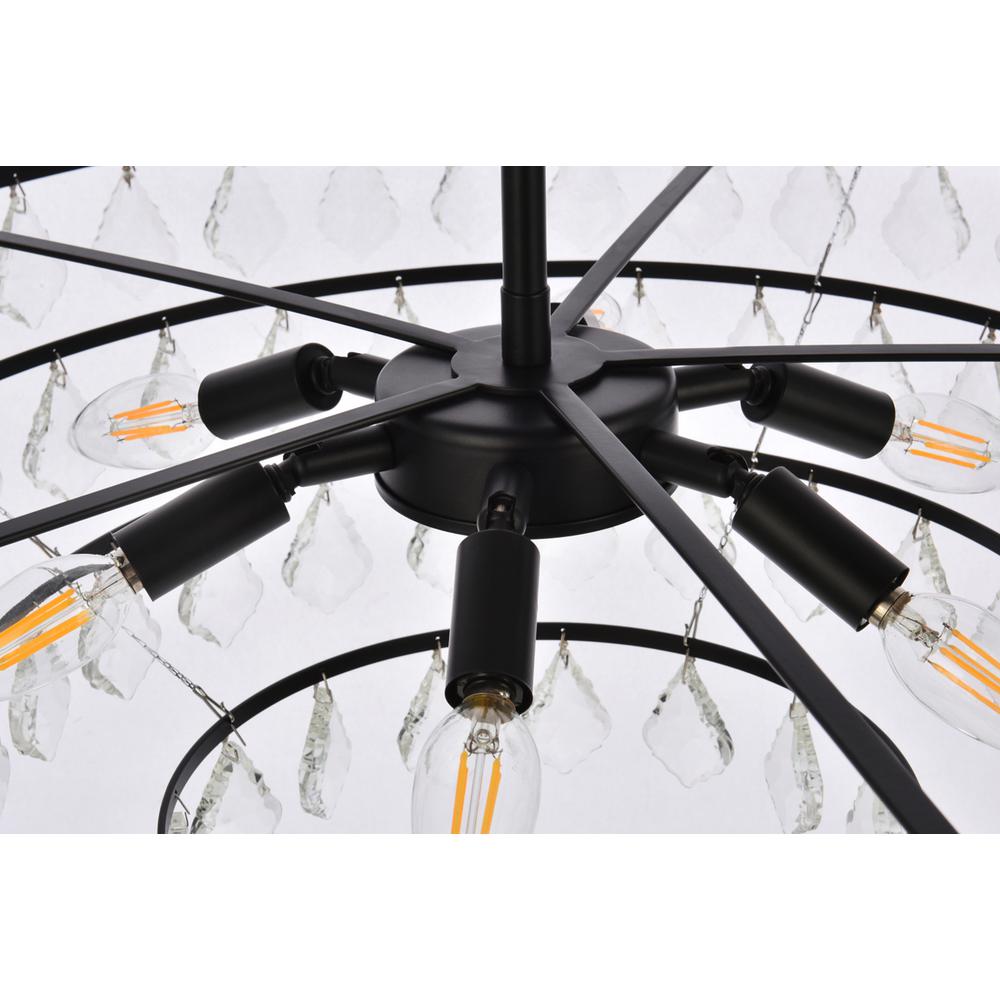 Ella 28 inch pendant in black. Picture 5