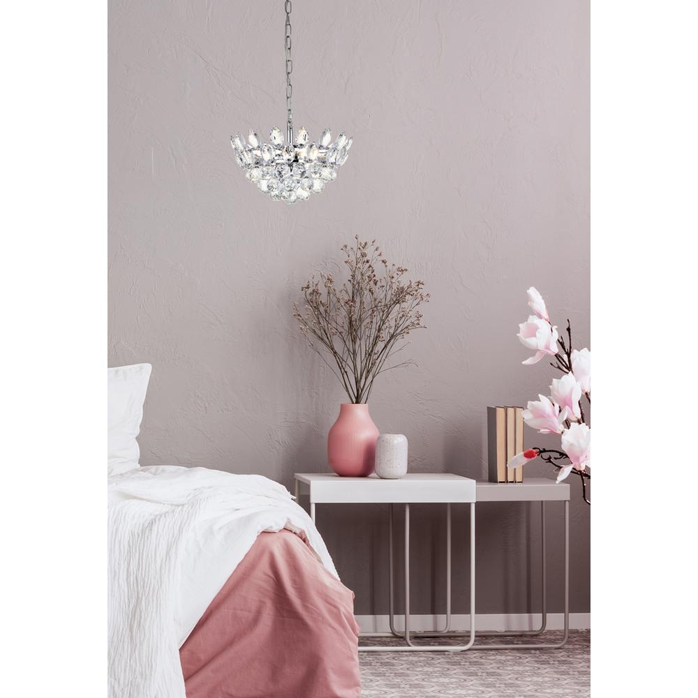 Emilia 14 inch pendant in chrome. Picture 8