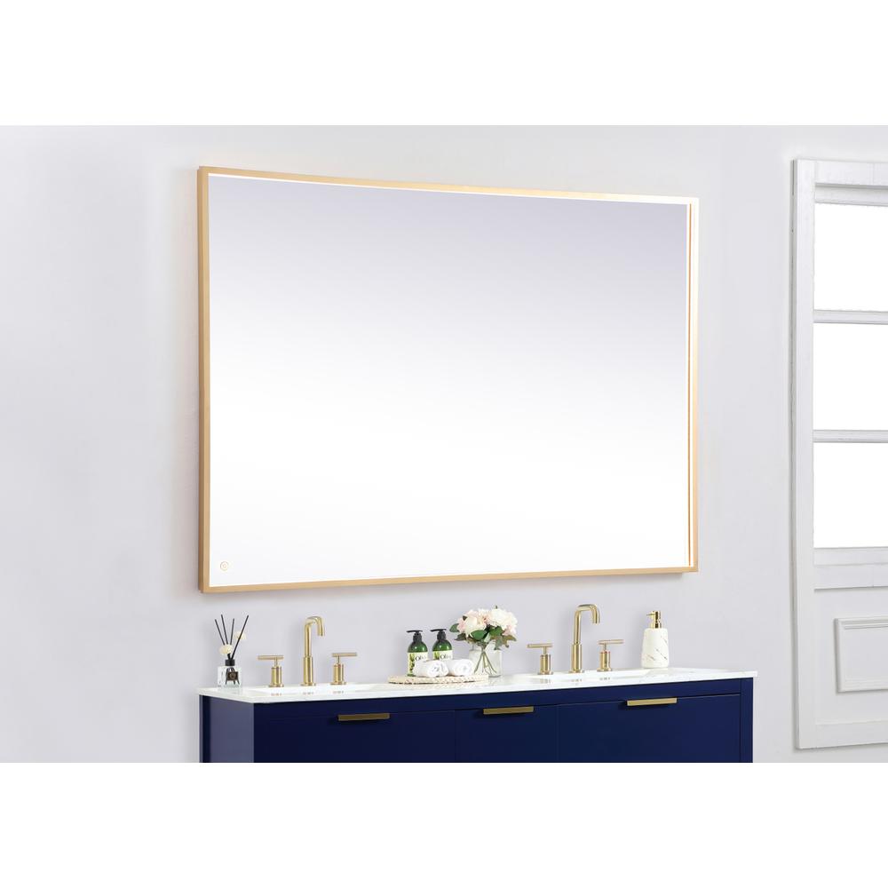 Pier 42x60 inch LED mirror with adjustable color temperature. Picture 4