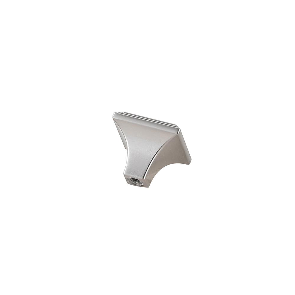 Wilow 1" Brushed Nickel Square Knob Multipack (Set of 10). Picture 4