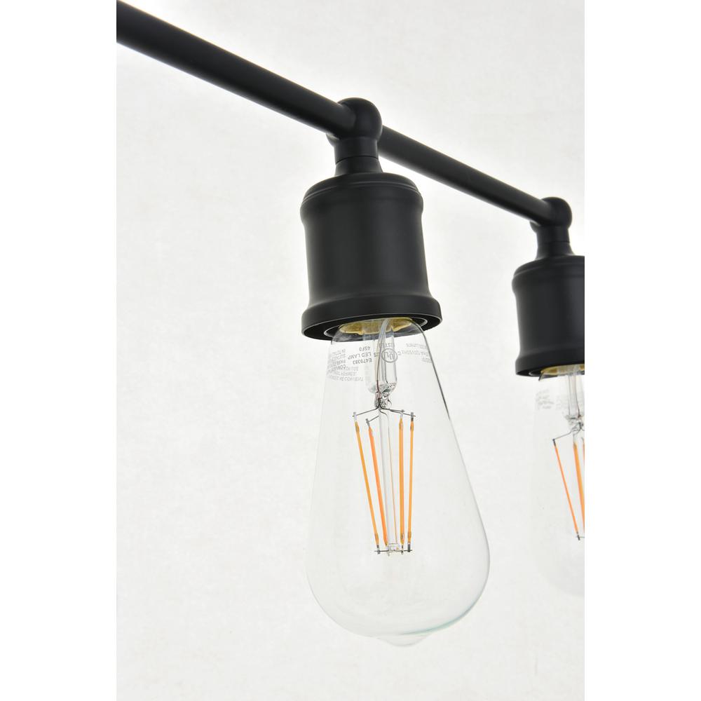 Serif 5 light black Wall Sconce. Picture 10
