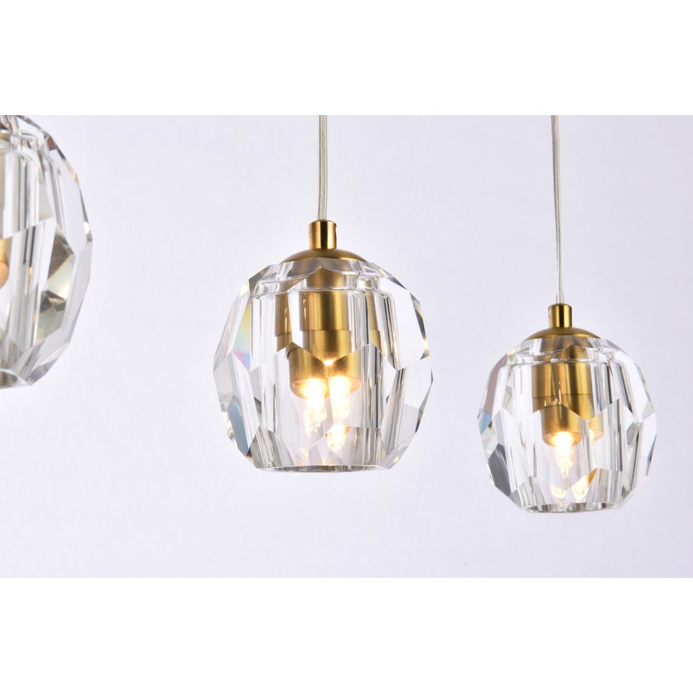 Eren 5 lights Gold pendant. Picture 3