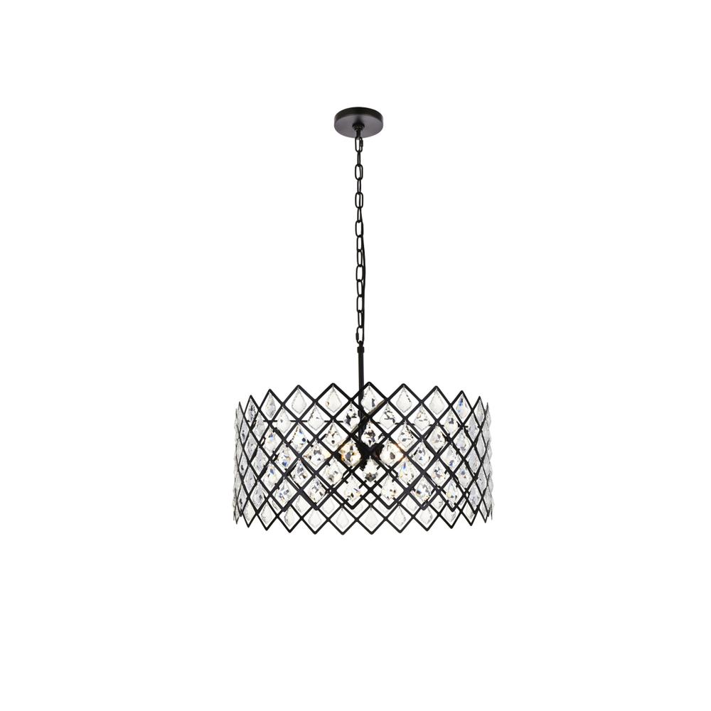 Lyla 21 inch pendant in black. Picture 1