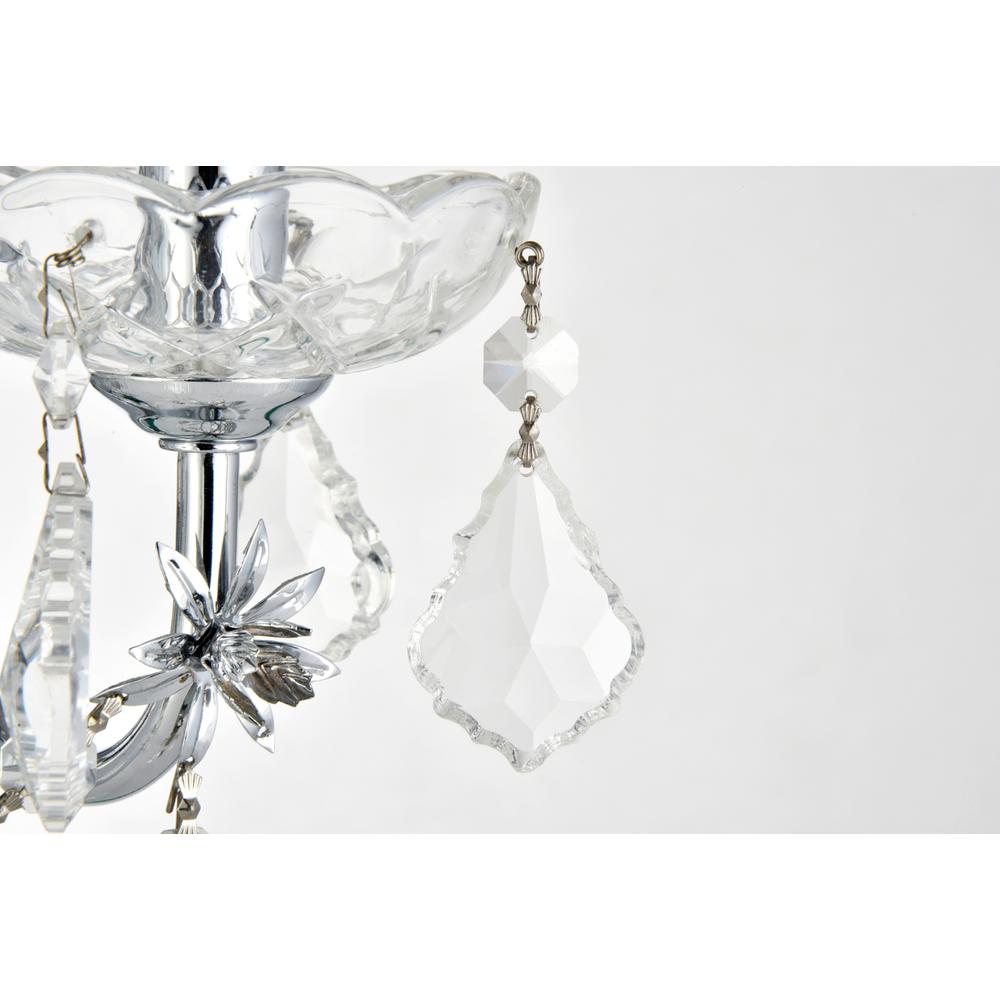 St. Francis 3 light Chrome Wall Sconce Clear Royal Cut Crystal. Picture 4