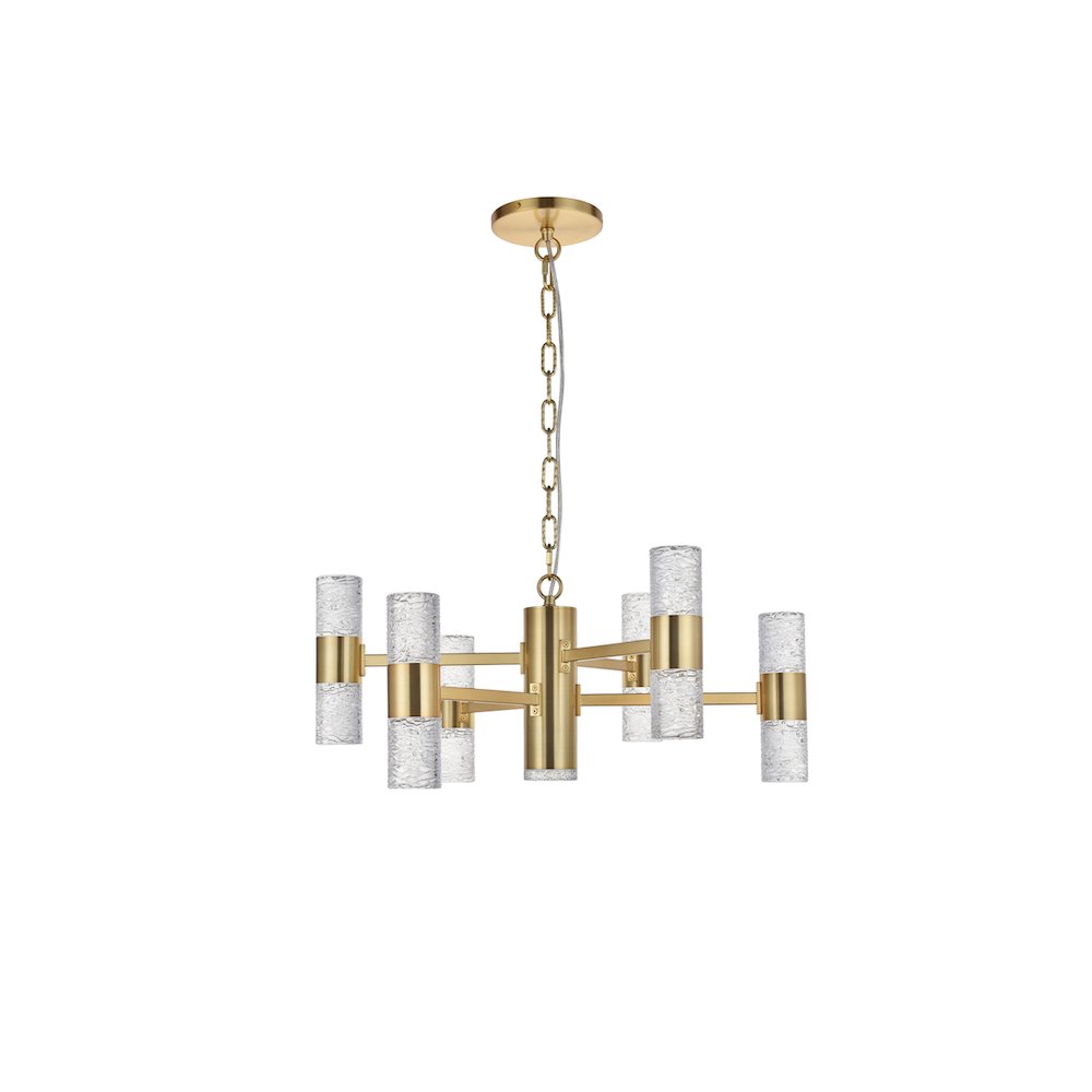 Vega 13 Light Gold Led Pendant. Picture 9
