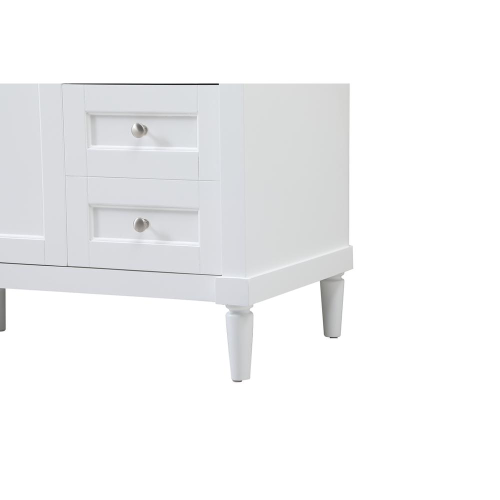 60 inch Single bathroom vanity in white. Picture 13