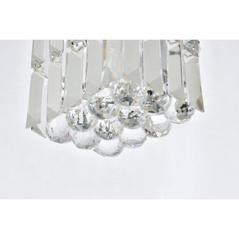 Maxime 2 Light Chrome Wall Sconce Clear Royal Cut Crystal. Picture 5