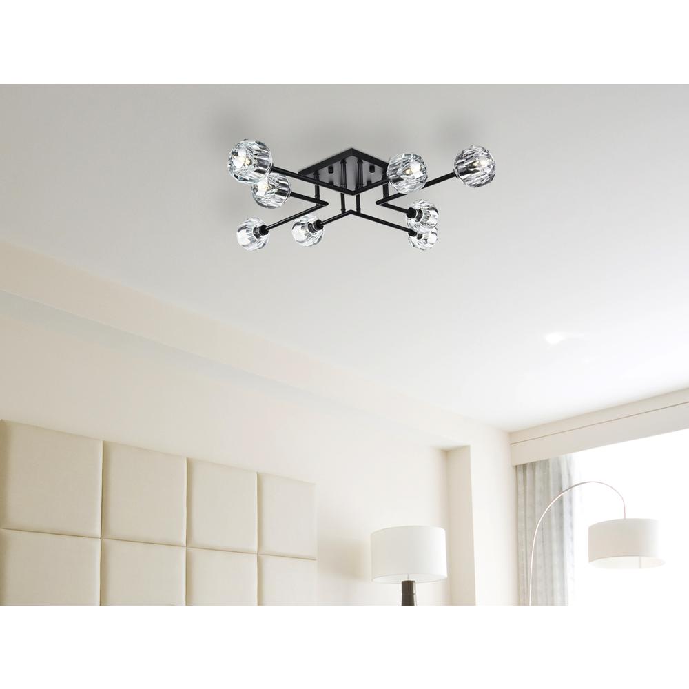 Eren 31 inch Flush Mount in Black. Picture 9